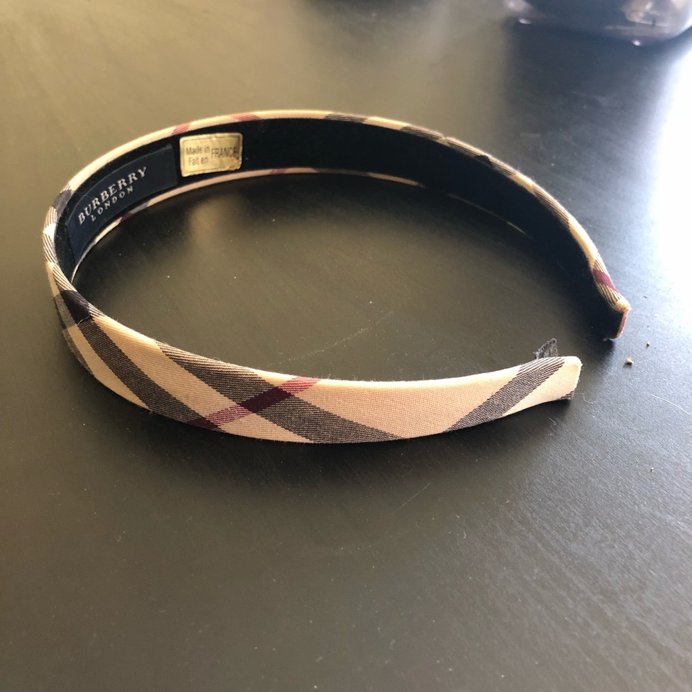 Authentic Burberry Check Headband